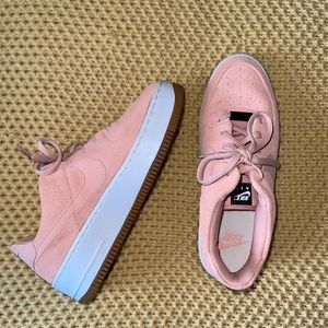 Pink Suede air forces